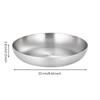 ThreeTier Seafood Serving Stand Raised Rim with Round Trays Ribbed Exterior