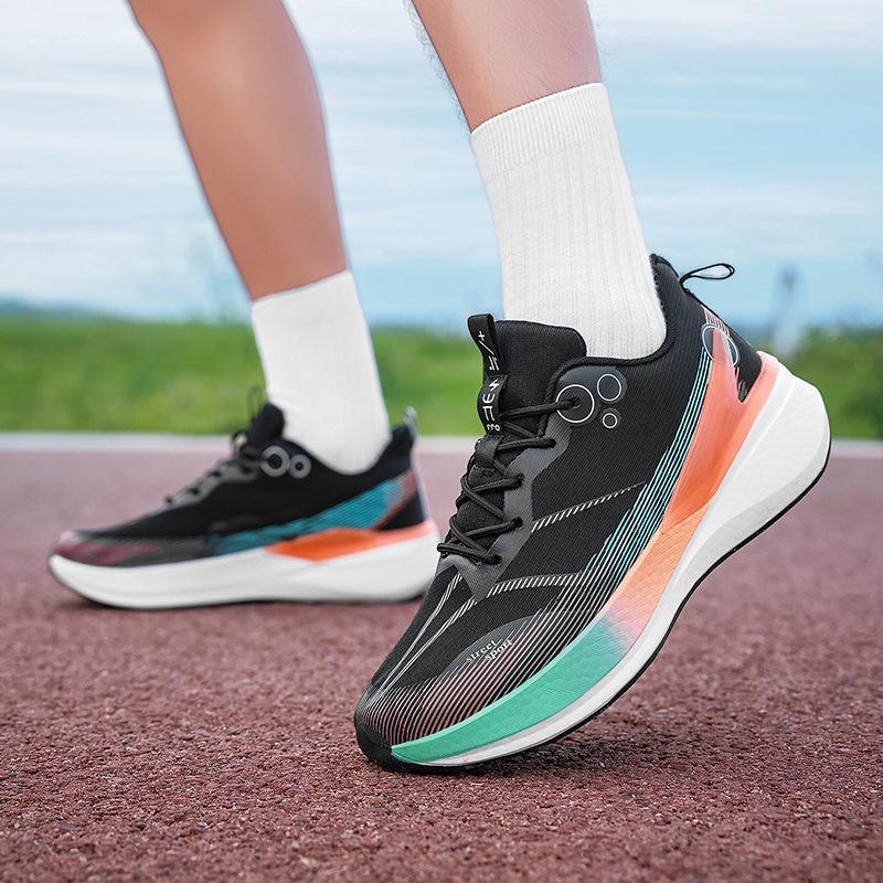 

Slow shock rebound professional running shoes men s non-slip and wear-resistant summer breathable sports shoes mesh men s shoes 2025 factory issued 45