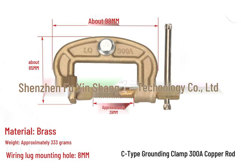 G-type All-Copper 300A/500A TIG Welding Ground Clamp Pliers