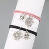 Spider Web Heart Elastic Bracelet & Hair Tie for Couples