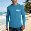 Herren Langarm Outdoor Hemd UPF50 Plus Sonnenschutz Atmungsaktiv Leicht Lockerer Schnitt Schnelltrocknend Sommer Freizeit Oberteil