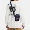 Nike Heritage Polyester Shoulder Bag, Crossbody Bag Regular Unisex Navy Blue Casual BA5871-410