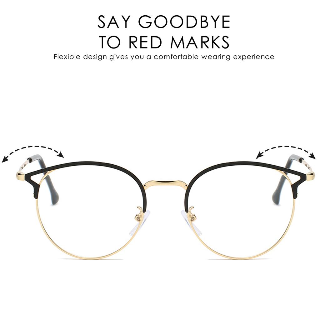 Blått lysblokkerende briller Fotokromatiske solbriller Dataspillbriller Klassisk halvinnfatning