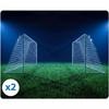 But de Football Portable d'Entraînement 2 Pcs 183 X 122 X 61 Cm Ns-485