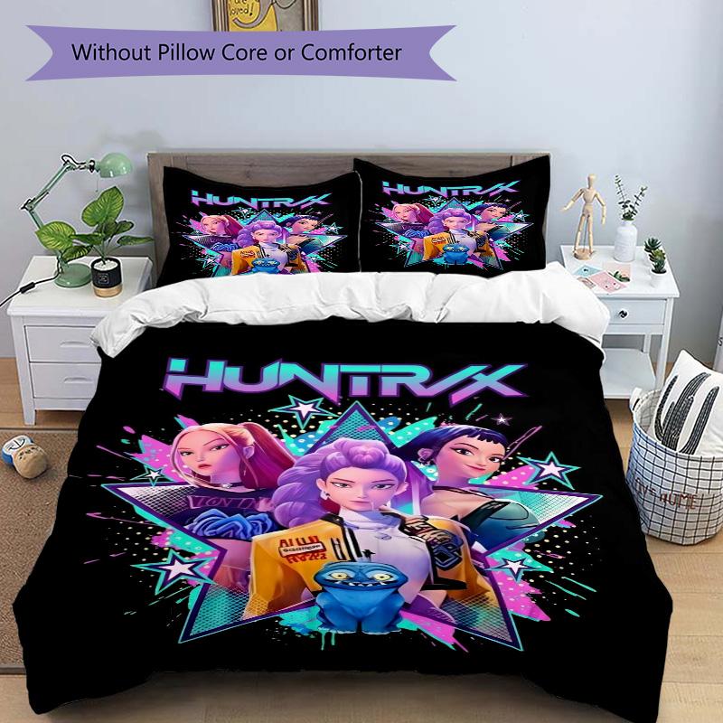 Huntrxx Future Fashion Icons Print 3Pcs Bedding Setduvet Cover With 2 Bedropillowcase Home Birthday Gift