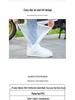 Unisex wasserdichte, rutschfeste High-Top-Gummistiefel aus PVC: Langlebige, verdickte, verschleißfeste Überschuhe für regnerische Tage
