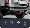 Equation Leopard 8 Special MC Sport Rear Top Diffuser Hole-Free Exterior Upgrade Spoiler