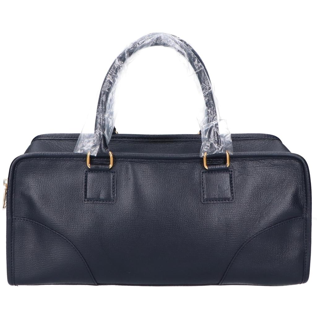 A.D.M.J. Accessoires De Mademoiselle [Beautiful condition] Leather Mini Boston bag NavyUsed