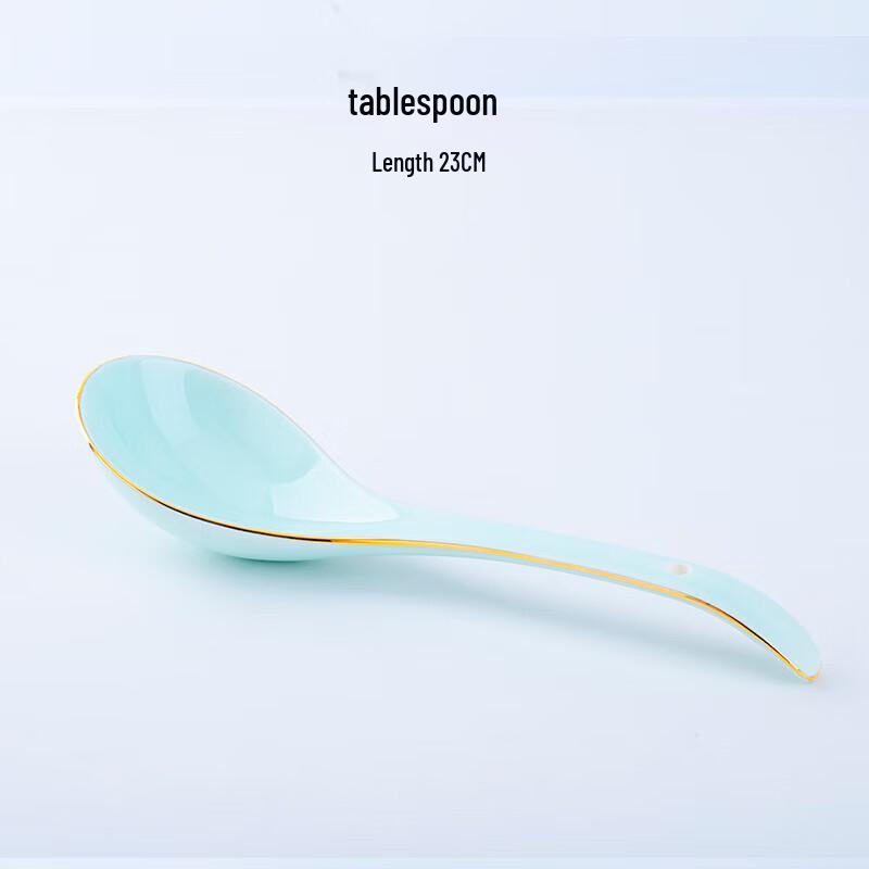 Pumpkin Green Ceramic Noodle & Soup Bowl Set