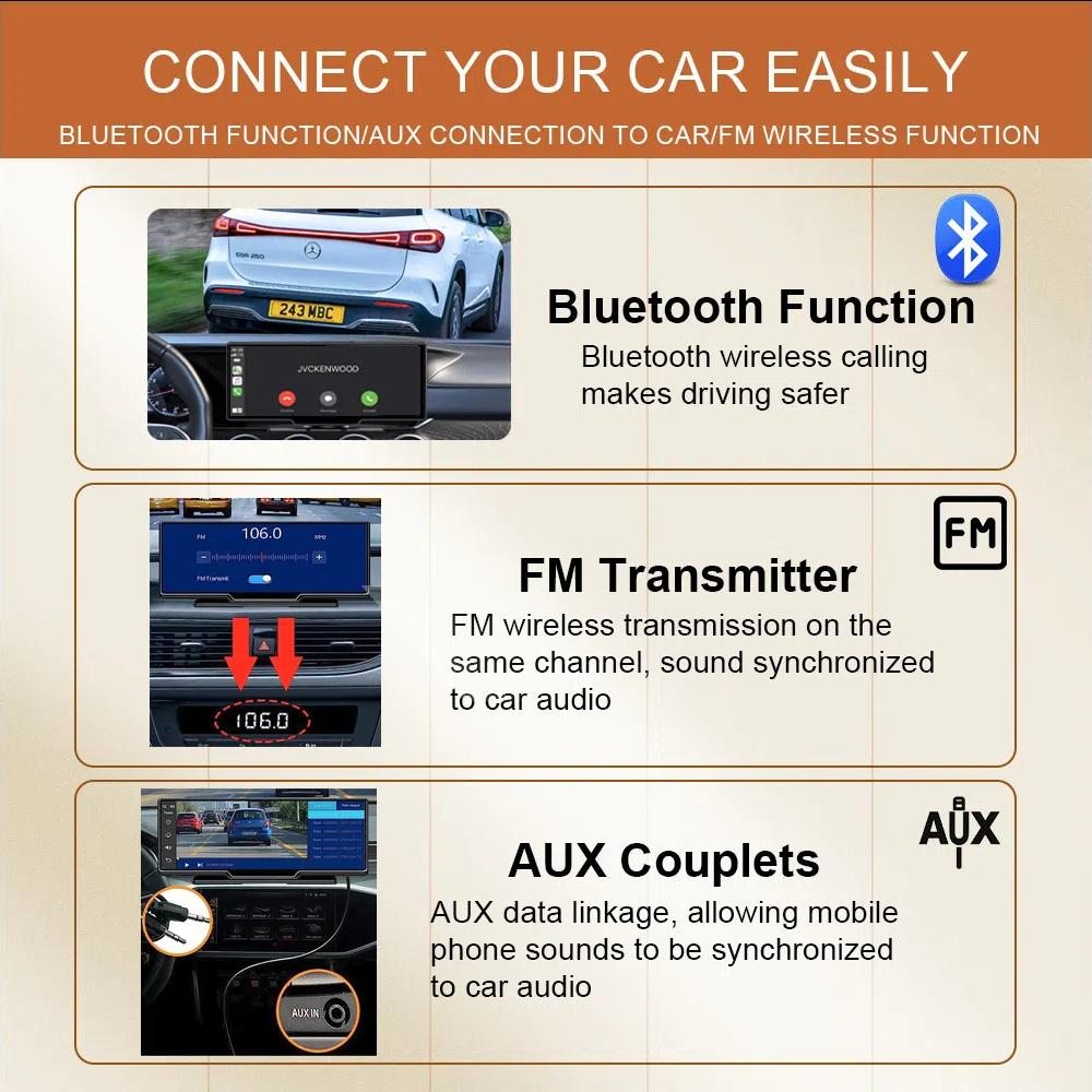4K High-Definition Wireless Carplay Optischer Sensor Auto WiFi Navigation GPS Dual Recording Fahrrekorder