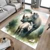 1PC Rhino Baby Non-Slip Floor Carpet Compatible for Office&Living Room&Bedroom&Dining Room - Flat- Soft & Pattern, Vibrant Colors-W246