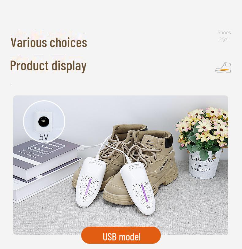 Smart Shoe & Sock Deodorizing Dryer for Home & School Use