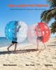 Inflatable Bumper Balls 2-Pack, 5FT/1.5M Body Sumo Zorb Balls for Teen & Adult, 0.8mm Thick PVC Human Hamster Bubble Balls for Outdoor Team Gaming