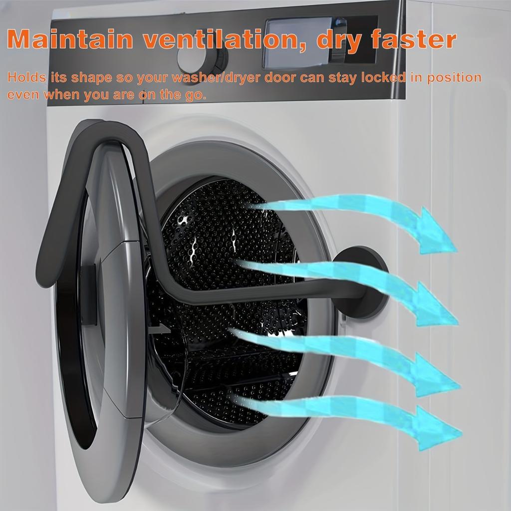 Magnetic Door Support for Front-Loading Washers - Maintain an Open And Secure Washer Door with This Adaptable Prop