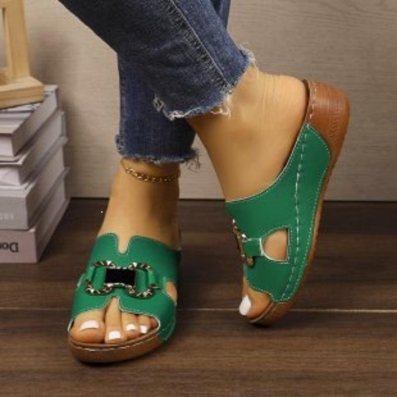 

High-top Shoes, Loafers, Women s Shoes, Casual Beach Flip-flops 43 зелений