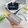 Transparent Mesh Storage Bag Nylon Transparent Cosmetic Bag Casual Small Coin Purse  Daily