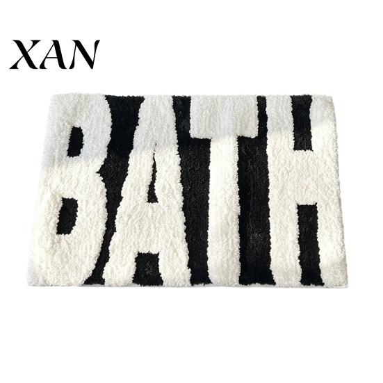 Decorazione Bagno Antiscivolo Tappetino Moderno, Tappeto Assorbente Antiscivolo, Divertenti Lettere Inglesi, Tappetino per Casa Lavabile in Macchina Tappeto Accogliente per Vasca Lavandino Doccia