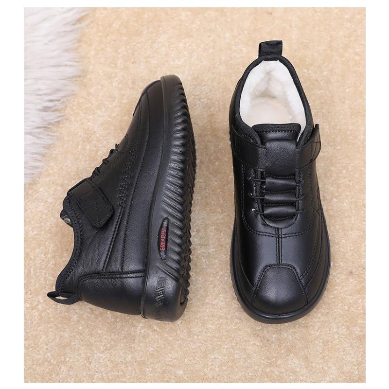 2025 New Winter Women's Cotton Boots Non-slip Comfortable Mom Cotton Shoes Fleece Warm Middle-aged and Elderly Snow Boots