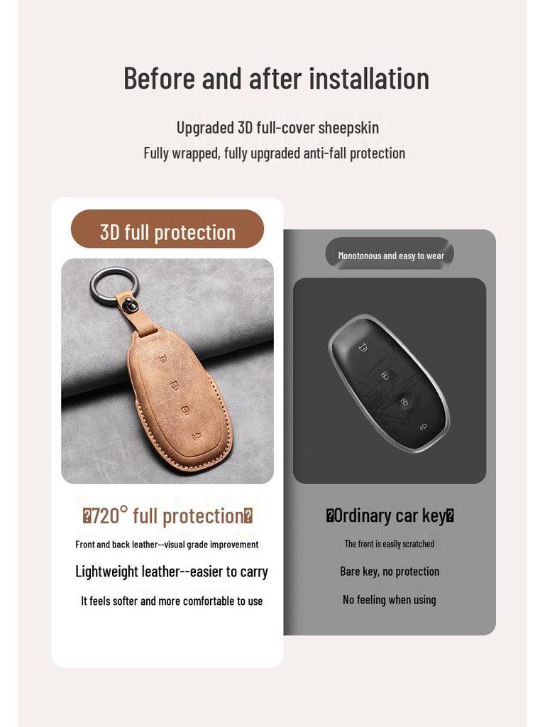 Buick Zhijing L7 Key Case Full Protection Shell for Aivia - Automotive Accessories