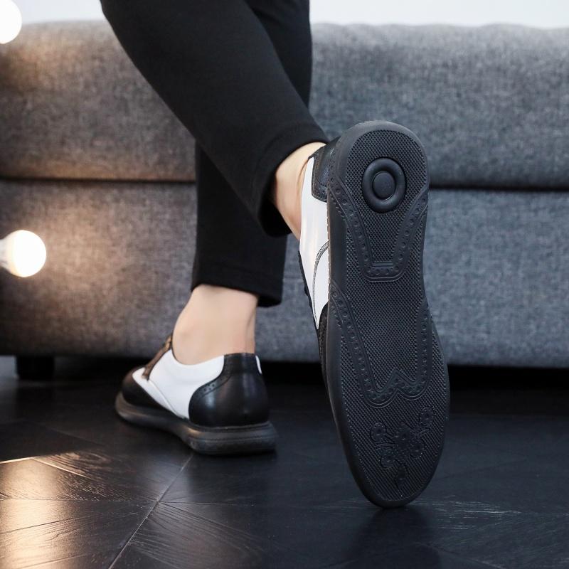 Fashion Lace Up Male Derby Shoes Outdoor Walk Flats Lace Up Business Formal Dress Footwear Classic Men's Casual Leather Oxfords Shoes