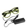 Fancyfamily 1PC Halloween Fluorescent LED Luminous Eyeglasses Sunglasses Party Props