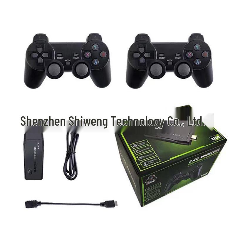 TV Game Box M8: Wireless Dual Controller, 9 Simulators, 20,000+ Games, HD English Model