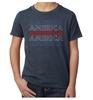 America Red White and Blue Men's T-Shirt, 4th of July T-Shirts for Kids