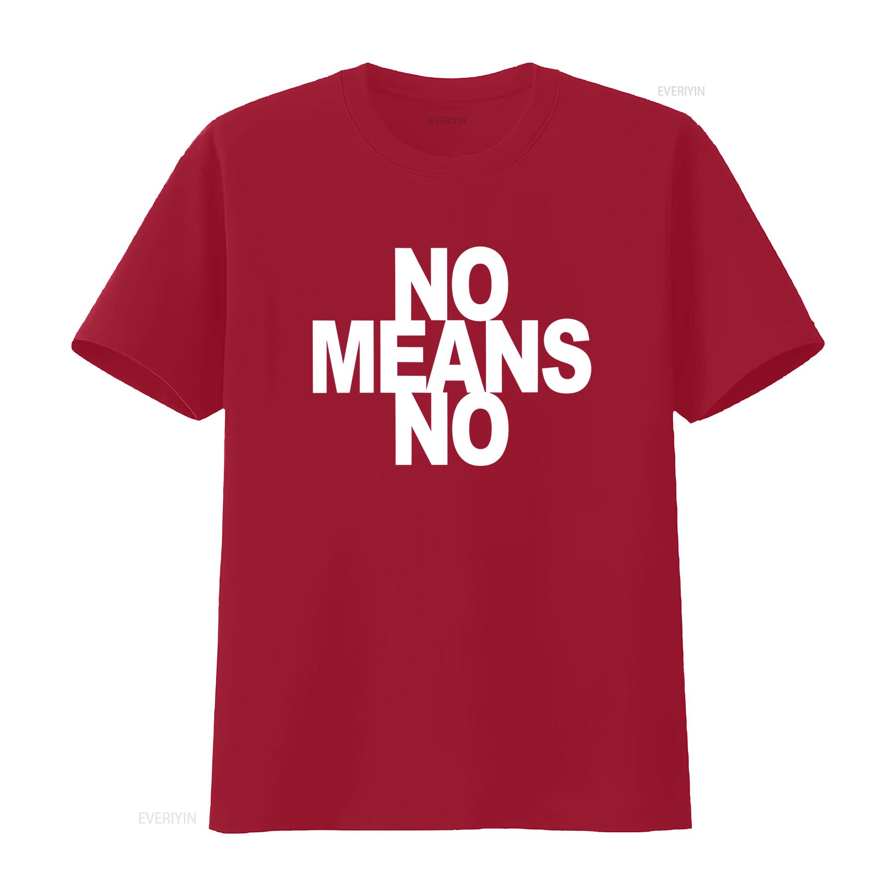 

NoMeansNo T SHIRT for Men and Women Available in All Sizes S M L XL XXL Classic Colours Black White vintage Washed Stretched S