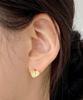 47Bag 925 Silver Heart Earrings Miel
