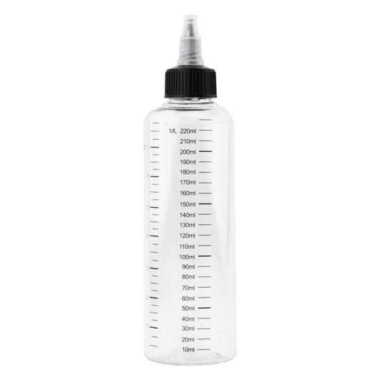 Flacone Spremibile Graduato con Tappo 30/50/100/250ml Contenitore Dispenser Anti-Perdita per Salse Oli Senza BPA Dispenser per Condimenti per Cucina Laboratorio Viaggio