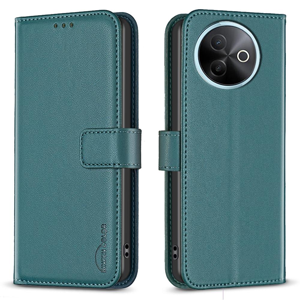 BINFEN COLOR BF17 For vivo Y39 5G Case Wallet Folio Flip Leather Cover