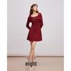 IEF Aiyifu 2025 Winter/Spring Slim-Fit Dress