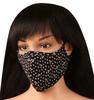 Touchstone Soft Cotton knitted Face Mask - medium size comfortable Washable double layer. (Pack of 3). Red Yellow Black