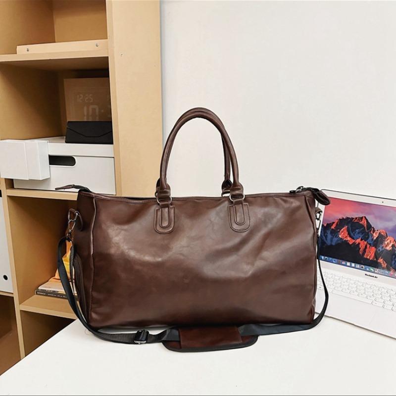 

Модная однотонная фитнес-сумка унисекс, спортивная сумка большой емкости, мягкая искусственная кожа, дорожная сумка на короткие расстояния, сумки для отдыха на открытом воздухе, туристические сумки кофейный