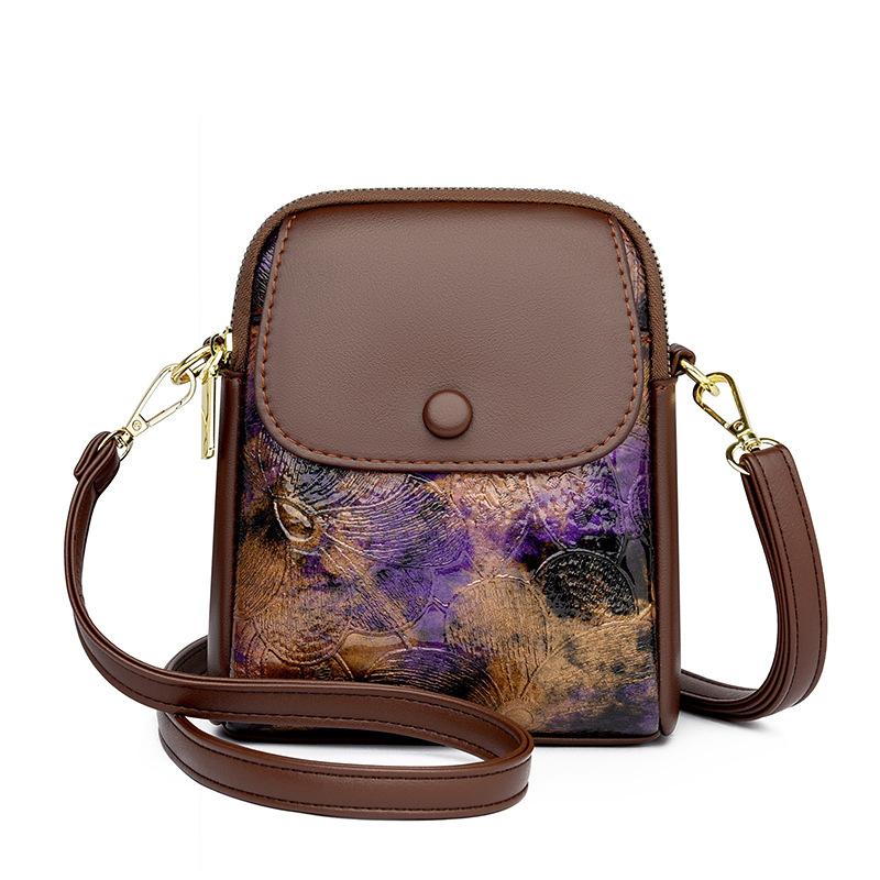 Fashionable and Versatile Single-shoulder Crossbody Bag Mobile Phone and Coin Purse