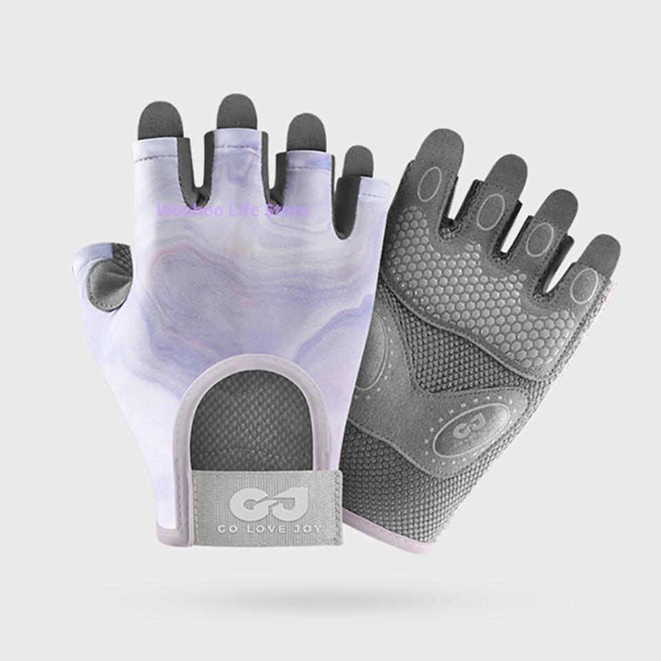Half Finger Anti-Blister Cycling & Weightlifting Gloves Shock Absorbing Gym Workout Fitness Gloves for Men And Women
