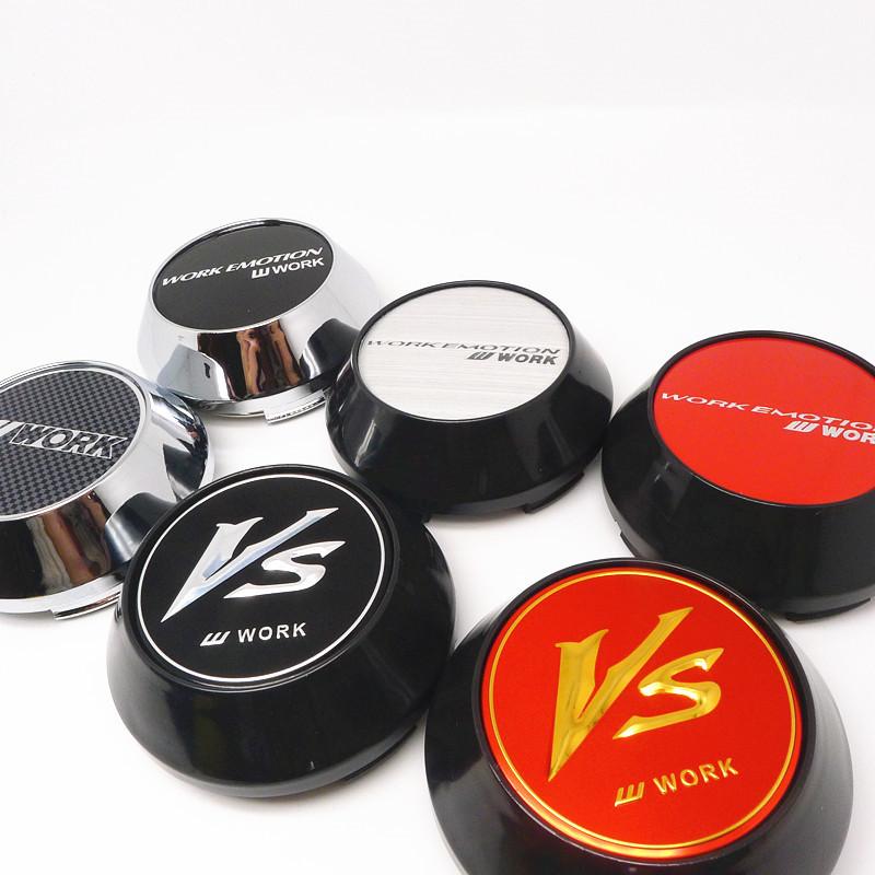 4pcs 65mm Car Wheel Hub Cover Center Caps for VS W Work Emotion X7 Racing Styling Badge Emblem Accessories