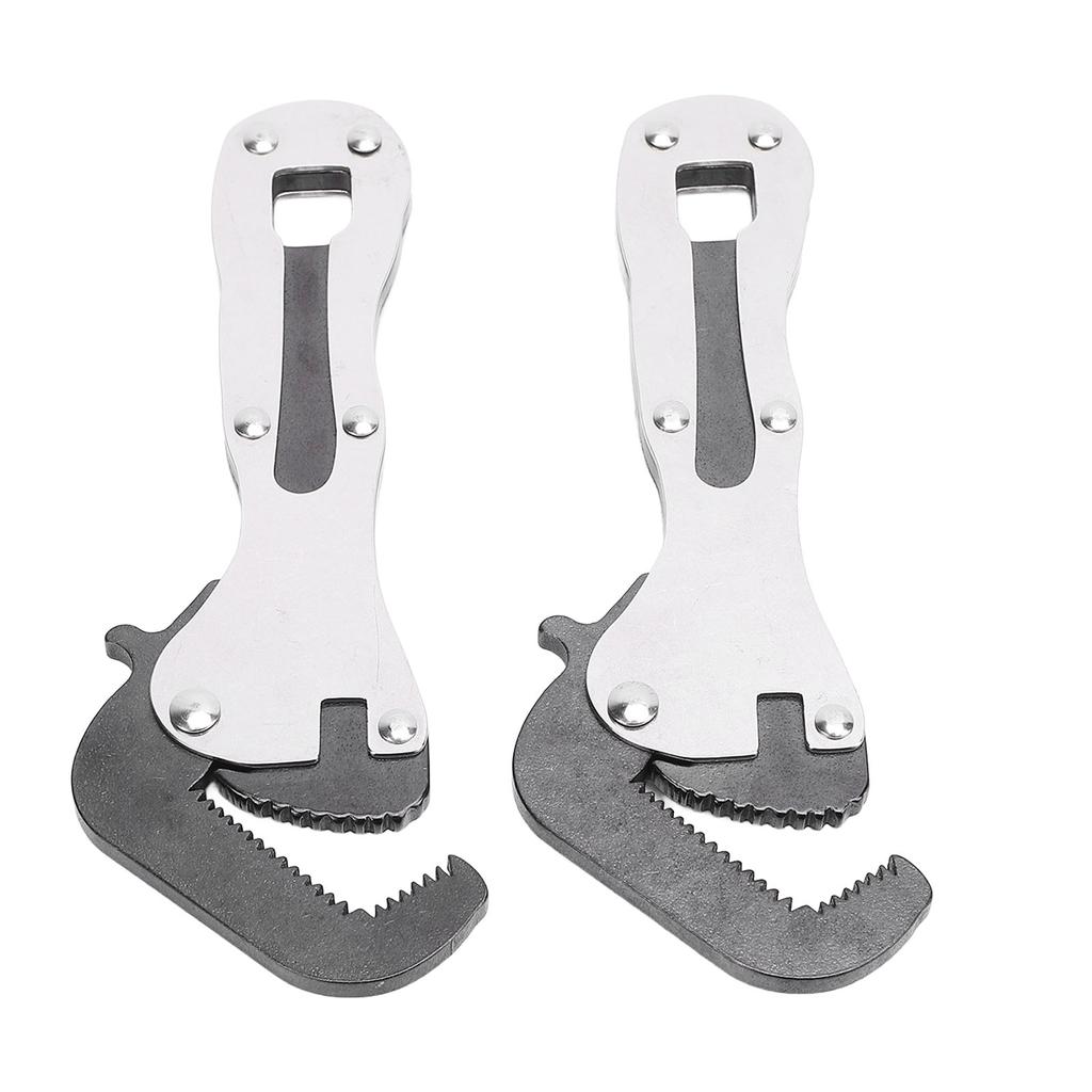 Micro Wrench Metal Ergonomic Portable Multifunctional Micro Self Adjusting Wrench for Tight Space