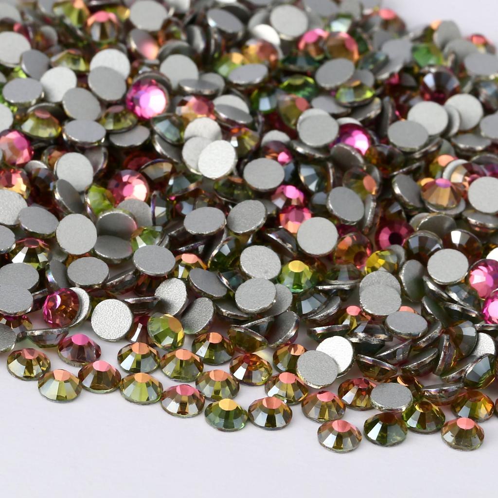1.2 - 7Mm Flat Bottom Rhinestone Manicure Diamond Flat Bottom Ab Color Diy Diamond Painting Home Decoration Jewelry