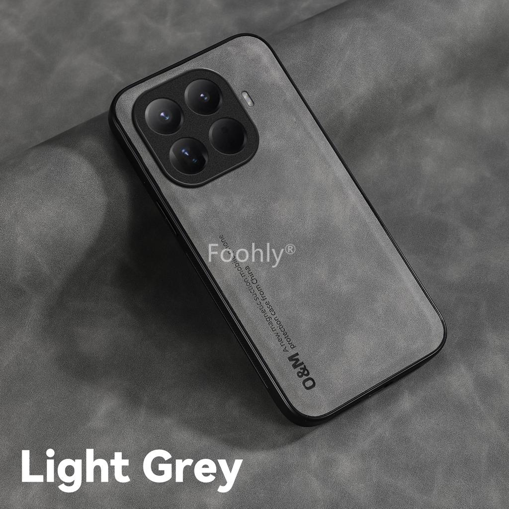 Silky Feel Shockproof Case for Xiaomi 15T Pro Mi 15 5G Protective Cover Built-in Magnetic Suction Holder Coque Funda Capa