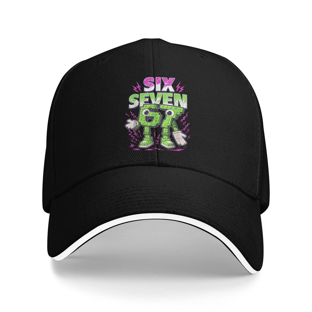67 Six Seven 6-7 - Funny Italian Brainrot Gaming Meme Casual Baseball Cap Summer Trucker Hat Hot Sale Outdoor Sport Hip Hop Hats
