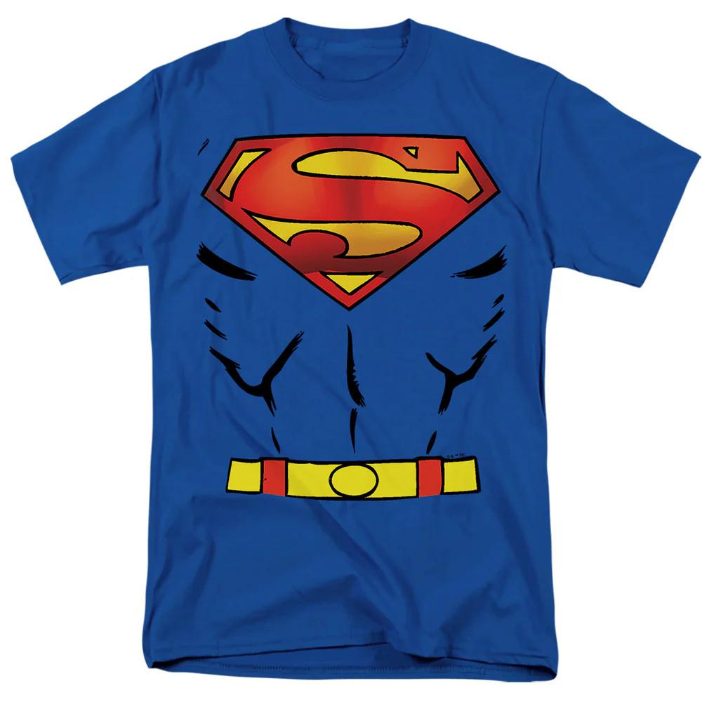 

Dc Chest Costume Mens T Shirt Royal Officially Licensed 4XL
