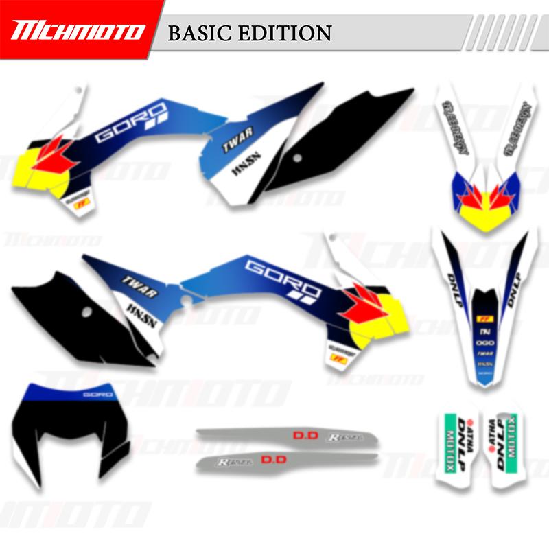 MCHMFG For KTM SX SXF XC XCF 2013 2014 2015 EXC XCW 2014 2015 2016 Motorcycle Graphics Decals Stickers Kits  Number Name