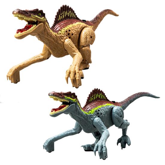 RC Dinosaur Toy Vivid Look Realistic Spinosaurus Model Simulated Walking Creative Early Education Smart Toy Infrared Remote Control Kids Electric
