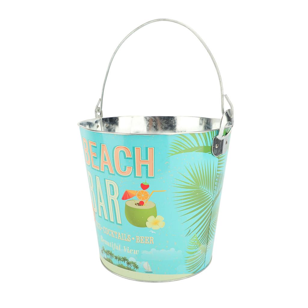 Handheld Ice Bucket Thickened Portable Insulated Beverage Tub Cooler for Party Gathering Outdoor BBQ