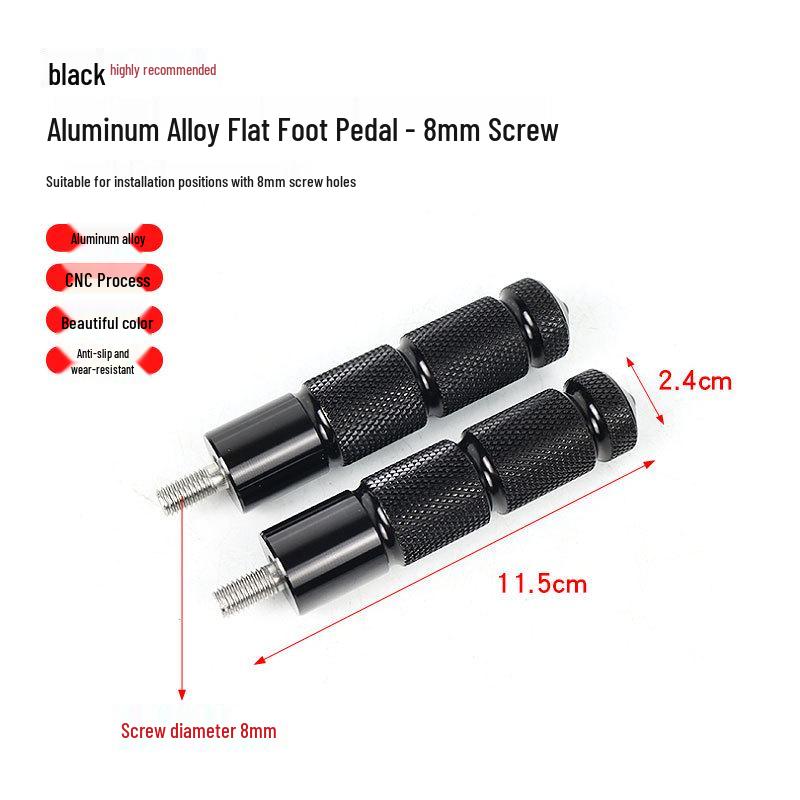 Diama New Standard Electric Bicycle Pedals & Footrests for Battery Car Modification