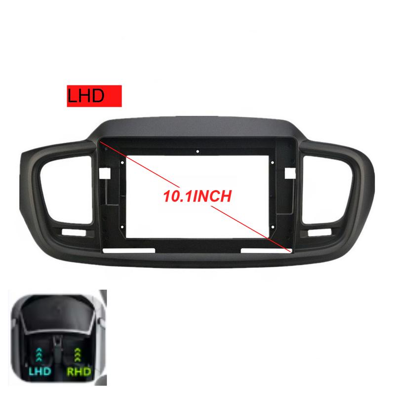 10.1INCH For Kia Sorento 2015-2018 Android Large Screen Navigation Box Modified Face Frame Panel Bracket Variety Sleeve