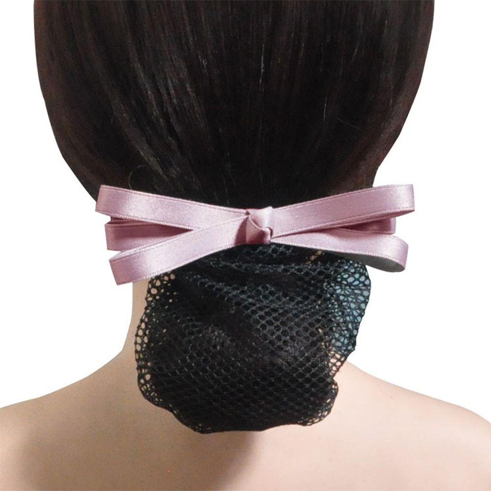 Net Mesh Hair Net For Nurse Hairgrips Cover Net Ponytail Clip Women Spring Clips Korean Bun Snood