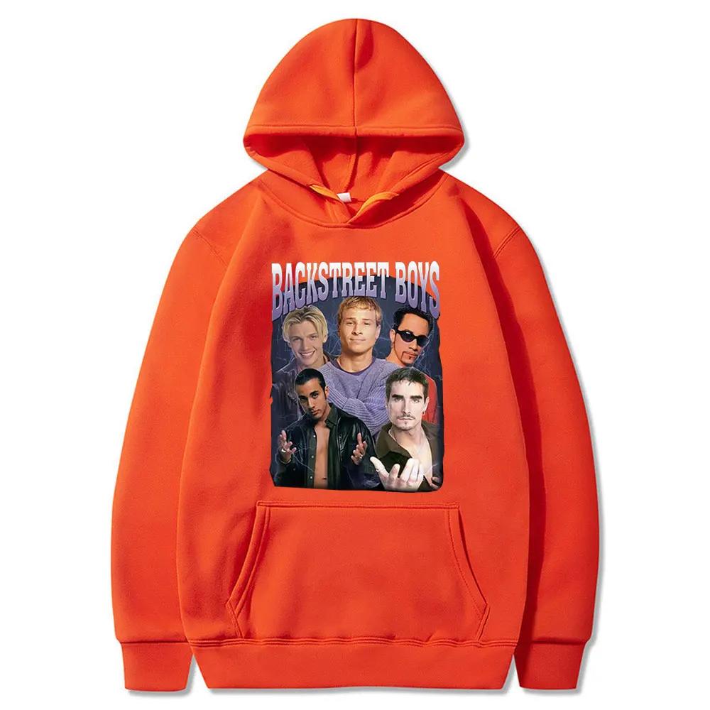 90er Klassiker Vintage Backstreet Boys Band Hoodie Herren Damen Hip Hop Rock Kapuzenpullover Übergroß Streetwear Trainingsanzug
