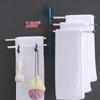 Bath Stand Wall Mounted Organization Bathroom Storage Holder Towel Hanger Towel Rack Towel Bars